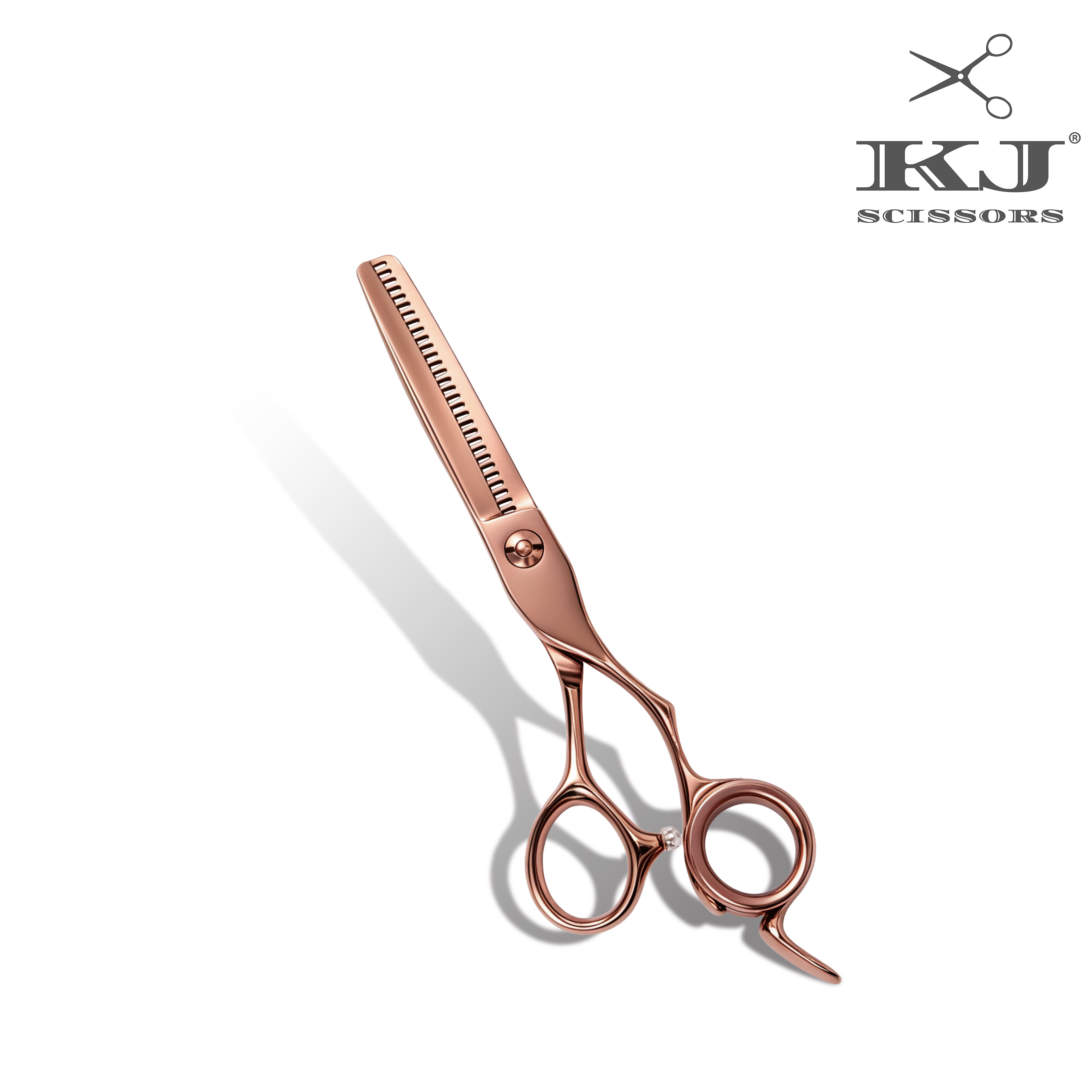 KJ-646B Wholesale Titanium Hair Cutting Professional Barber Scissors OEM 