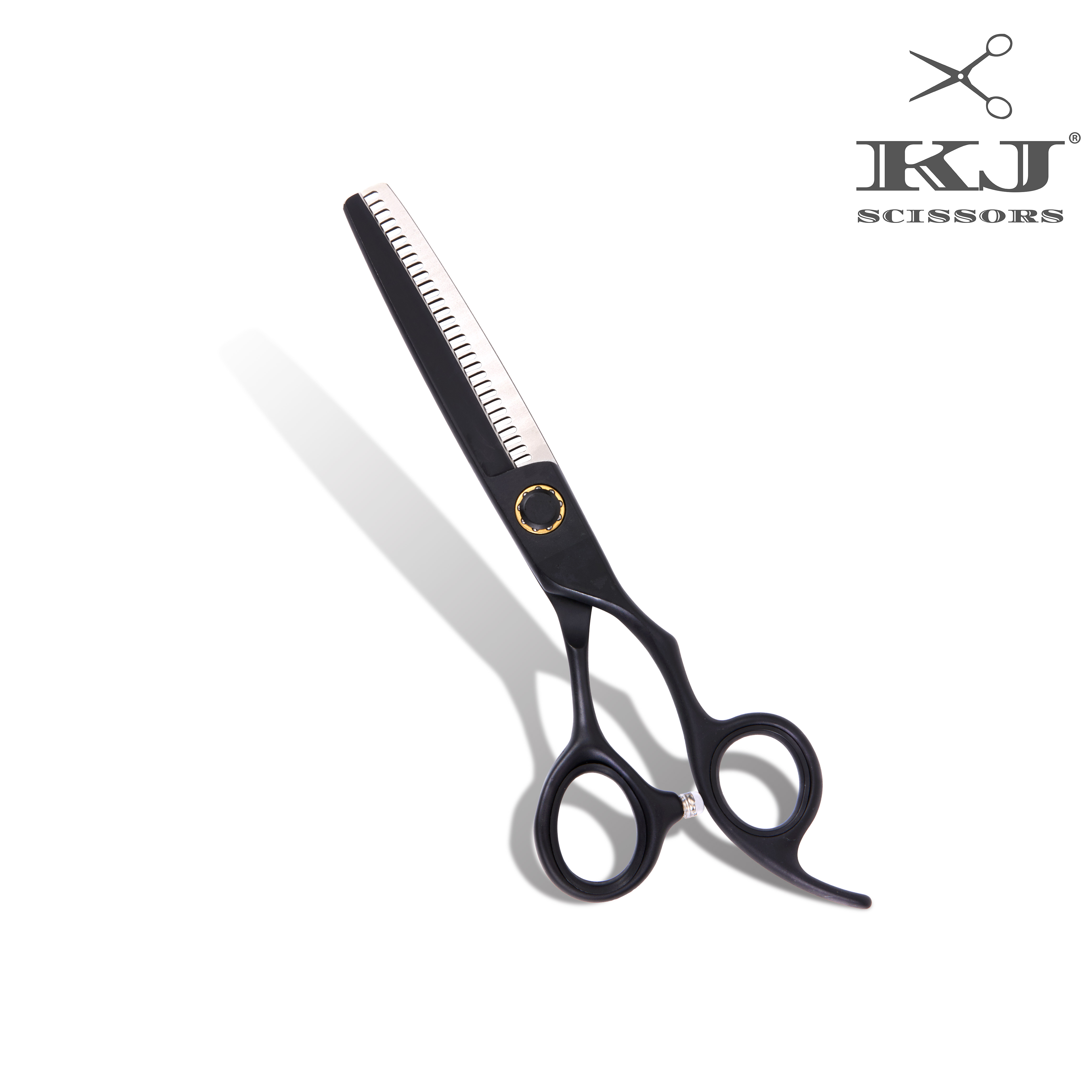 KJ-889 Hair Cutting Black Coating Professional Barber Scissors OEM Wholesale
