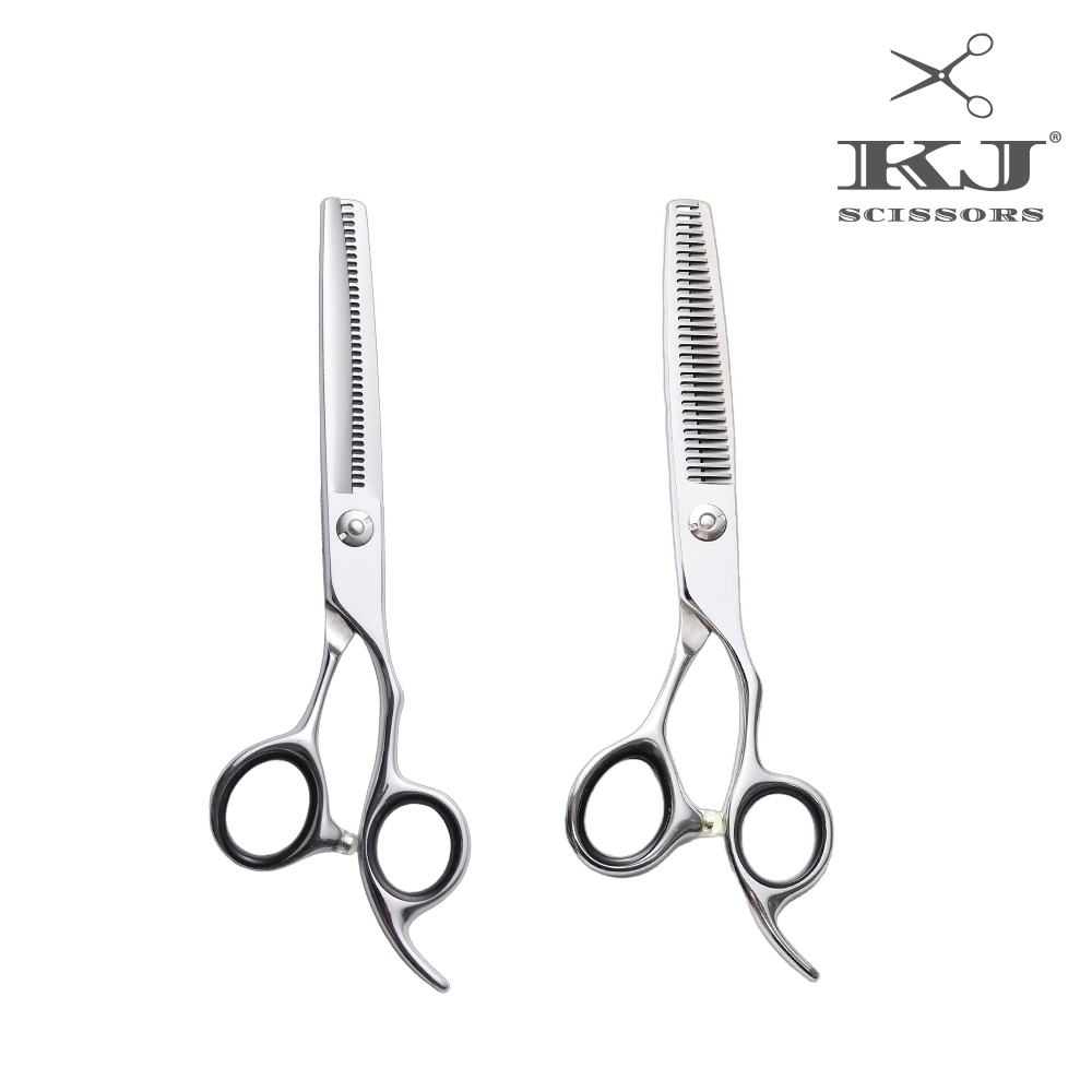 KJ-640 CNC 440C Hair Thinning Professional Barber Scissors OEM Wholesale