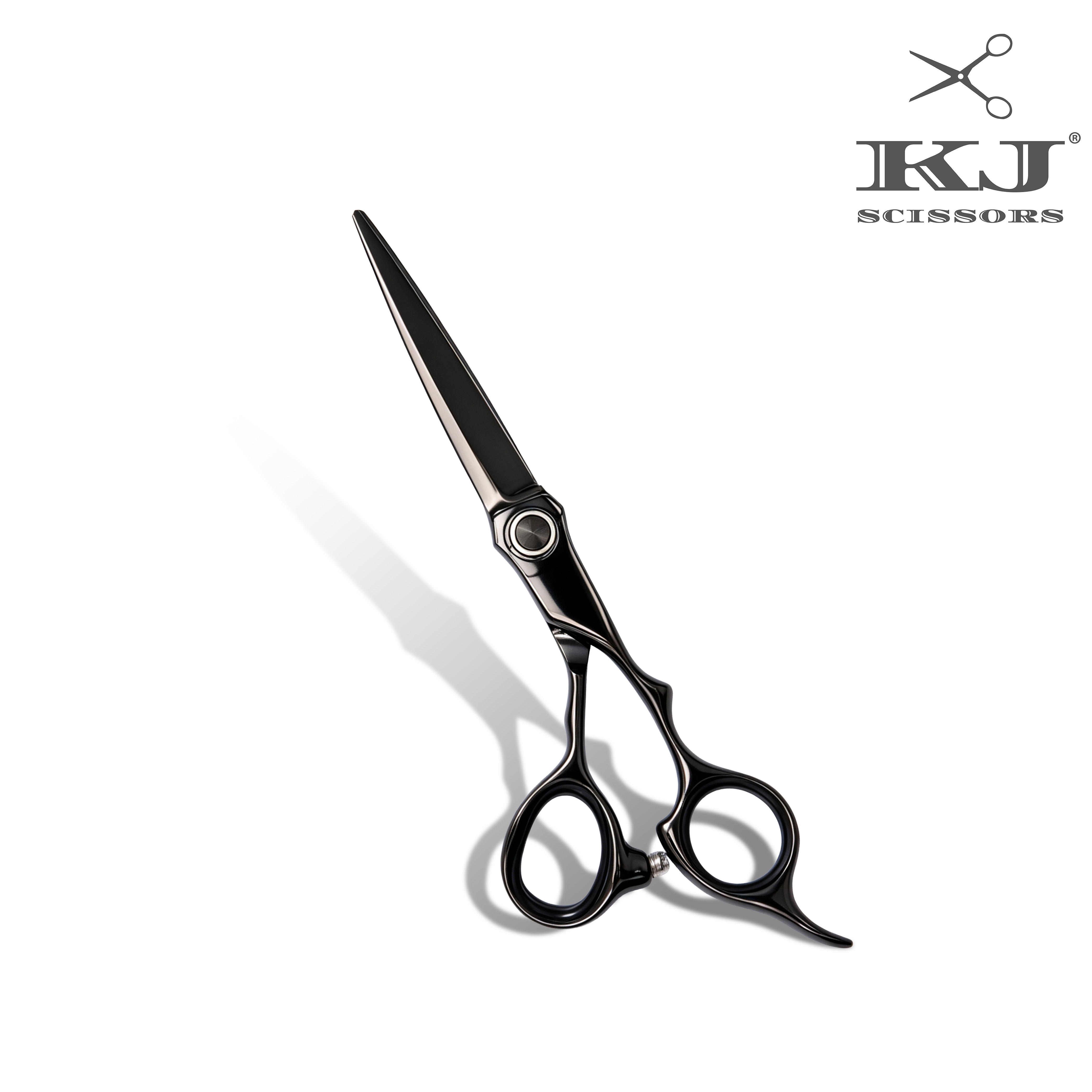 CNC Hair Cutting Scissors Black Titanium Coated Barber Scissors OEM ODM